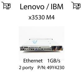 Karta sieciowa Ethernet 1GB/s, PCIe 2.0 dedykowana do serwera Lenovo / IBM System x3530 M4 (REF) - 49Y4230