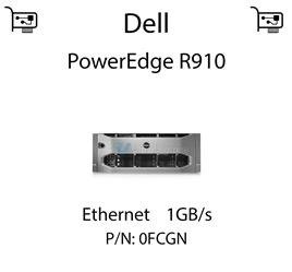 Karta sieciowa Ethernet 1GB/s dedykowana do serwera Dell PowerEdge R910 - 0FCGN