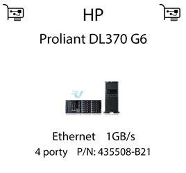 Karta sieciowa Ethernet 1GB/s dedykowana do serwera HP Proliant DL370 G6 - 435508-B21