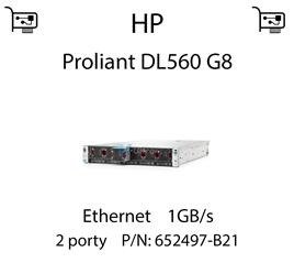 Karta sieciowa Ethernet 1GB/s dedykowana do serwera HP Proliant DL560 G8 - 652497-B21