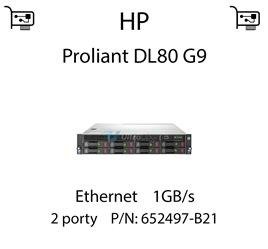 Karta sieciowa Ethernet 1GB/s dedykowana do serwera HP Proliant DL80 G9 - 652497-B21