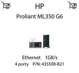 Karta sieciowa Ethernet 1GB/s dedykowana do serwera HP Proliant ML350 G6 - 435508-B21