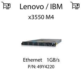 Karta sieciowa Ethernet 1GB/s dedykowana do serwera Lenovo / IBM System x3550 M4 - 49Y4220