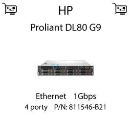 Karta sieciowa Ethernet 1Gbps dedykowana do serwera HP Proliant DL80 G9 - 811546-B21