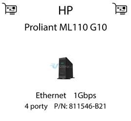 Karta sieciowa Ethernet 1Gbps dedykowana do serwera HP Proliant ML110 G10 - 811546-B21