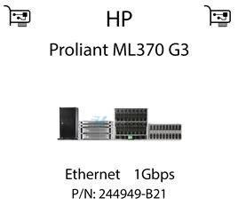 Karta sieciowa Ethernet 1Gbps dedykowana do serwera HP Proliant ML370 G3 - 244949-B21