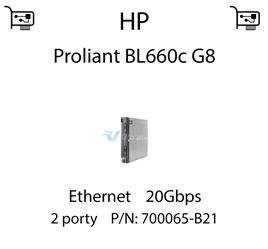 Karta sieciowa Ethernet 20Gbps dedykowana do serwera HP Proliant BL660c G8 - 700065-B21