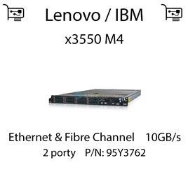 Karta sieciowa Ethernet & Fibre Channel 10GB/s dedykowana do serwera Lenovo / IBM System x3550 M4 - 95Y3762