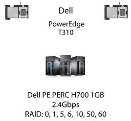 Kontroler RAID Dell PE PERC H700 1GB SAS, 2.4Gbps - HCR2Y