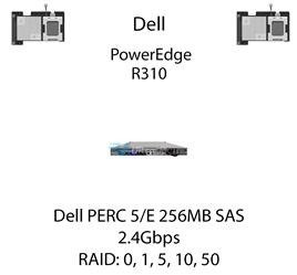 Kontroler RAID Dell PERC 5/E 256MB SAS RAID, 2.4Gbps - DM479