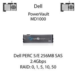 Kontroler RAID Dell PERC 5/E 256MB SAS RAID, 2.4Gbps - DM479