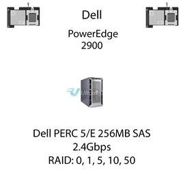 Kontroler RAID Dell PERC 5/E 256MB SAS RAID, 2.4Gbps - DM479