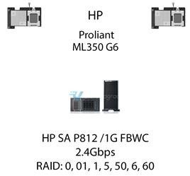 Kontroler RAID HP SA P812 /1G FBWC SAS, 2.4Gbps - 487204-B21