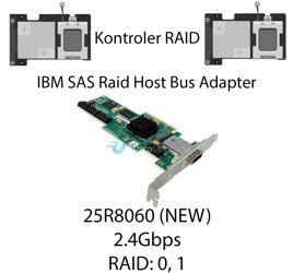 Kontroler RAID IBM SAS Raid Host Bus Adapter 2.4Gbps - 25R8060