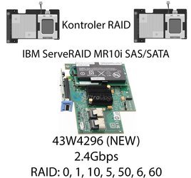 Kontroler RAID IBM ServeRAID MR10i SAS/SATA 2.4Gbps - 43W4296