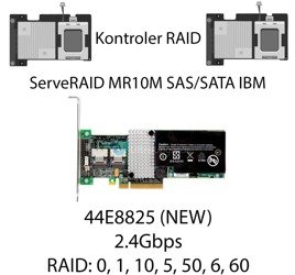 Kontroler RAID ServeRAID MR10M SAS/SATA IBM 2.4Gbps - 44E8825