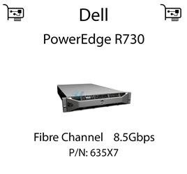 Kontroler sieciowy HBA Fibre Channel 8.5Gbps dedykowany do serwera Dell PowerEdge R730 - 635X7