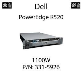 Oryginalny zasilacz Dell o mocy 1100W dedykowany do serwera Dell PowerEdge R520 - PN: 331-5926