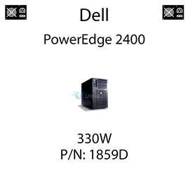 Oryginalny zasilacz Dell o mocy 330W dedykowany do serwera Dell PowerEdge 2400 - PN: 1859D