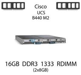 Pamięć RAM 16GB (2x8GB) DDR3 dedykowana do serwera Cisco UCS B440 M2, RDIMM, 1333MHz, 1.35V, 2Rx4