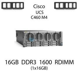 Pamięć RAM 16GB DDR3 dedykowana do serwera Cisco UCS C460 M4, RDIMM, 1600MHz, 1.35V, 2Rx4