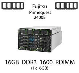 Pamięć RAM 16GB DDR3 dedykowana do serwera Fujitsu Primequest 2400E, RDIMM, 1600MHz, 1.35V, 2Rx4 - F3781-E516