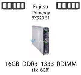 Pamięć RAM 16GB DDR3 dedykowana do serwera Fujitsu Primergy BX920 S1, RDIMM, 1333MHz, 1.5V