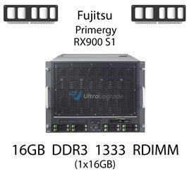 Pamięć RAM 16GB DDR3 dedykowana do serwera Fujitsu Primergy RX900 S1, RDIMM, 1333MHz, 1.5V