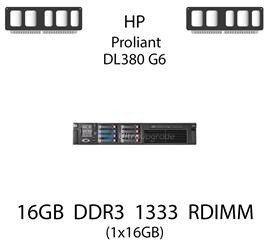 Pamięć RAM 16GB DDR3 dedykowana do serwera HP ProLiant DL380 G6, RDIMM, 1333MHz, 1.5V