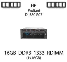 Pamięć RAM 16GB DDR3 dedykowana do serwera HP ProLiant DL580 R07, RDIMM, 1333MHz, 1.5V