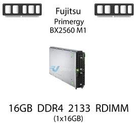 Pamięć RAM 16GB DDR4 dedykowana do serwera Fujitsu Primergy BX2560 M1, RDIMM, 2133MHz, 1.2V, 2Rx4 - S26361-F3843-E516