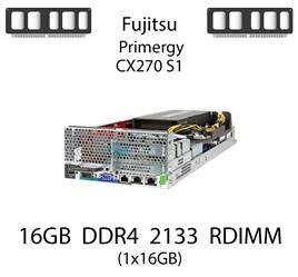 Pamięć RAM 16GB DDR4 dedykowana do serwera Fujitsu Primergy CX270 S1, RDIMM, 2133MHz, 1.2V, 2Rx4 - S26361-F3843-E516