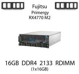 Pamięć RAM 16GB DDR4 dedykowana do serwera Fujitsu Primergy RX4770 M2, RDIMM, 2133MHz, 1.2V, 2Rx4 - S26361-F3843-E516