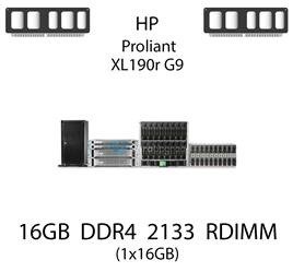 Pamięć RAM 16GB DDR4 dedykowana do serwera HP ProLiant XL190r G9, RDIMM, 2133MHz, 1.2V, 2Rx4 - 726719-B21