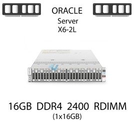 Pamięć RAM 16GB DDR4 dedykowana do serwera ORACLE Server X6-2L, RDIMM, 2400MHz, 1.2V, 2Rx4 - 7112925