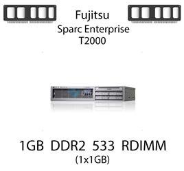 Pamięć RAM 1GB DDR2 dedykowana do serwera Fujitsu Sparc Enterprise T2000, RDIMM, 533MHz, 1.8V, 1Rx4