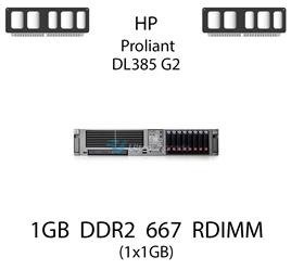 Pamięć RAM 1GB DDR2 dedykowana do serwera HP ProLiant DL385 G2, RDIMM, 667MHz, 1.8V