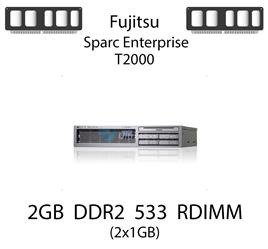 Pamięć RAM 2GB (2x1GB) DDR2 dedykowana do serwera Fujitsu Sparc Enterprise T2000, RDIMM, 533MHz, 1.8V, 1Rx4