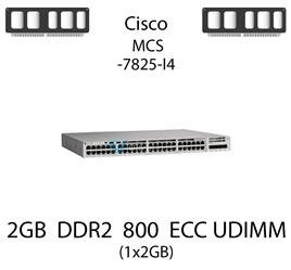 Pamięć RAM 2GB DDR2 dedykowana do serwera Cisco MCS -7825-I4, ECC UDIMM, 800MHz, 1.8V, 2Rx8