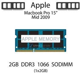 Pamięć RAM 2GB DDR3 dedykowana do komputera Apple Macbook Pro 15" Mid 2009