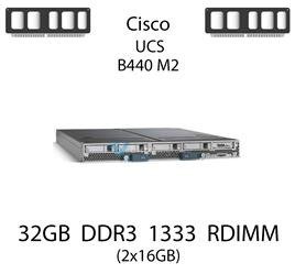 Pamięć RAM 32GB (2x16GB) DDR3 dedykowana do serwera Cisco UCS B440 M2, RDIMM, 1333MHz, 1.35V, 2Rx4