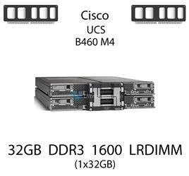 Pamięć RAM 32GB DDR3 dedykowana do serwera Cisco UCS B460 M4, LRDIMM, 1600MHz, 1.35V, 4Rx4