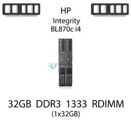 Pamięć RAM 32GB DDR3 dedykowana do serwera HP Integrity BL870c i4, RDIMM, 1333MHz, 1.35V, 4Rx4