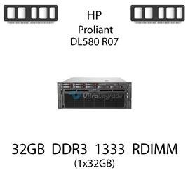 Pamięć RAM 32GB DDR3 dedykowana do serwera HP ProLiant DL580 R07, RDIMM, 1333MHz, 1.35V, 4Rx4