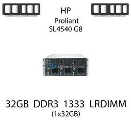 Pamięć RAM 32GB DDR3 dedykowana do serwera HP ProLiant SL4540 G8, LRDIMM, 1333MHz, 1.35V, 4Rx4 - 647654-081
