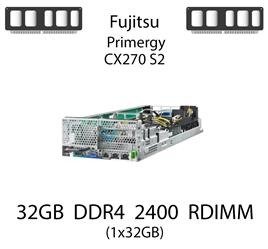 Pamięć RAM 32GB DDR4 dedykowana do serwera Fujitsu Primergy CX270 S2, RDIMM, 2400MHz, 1.2V, 2Rx4 - 38047968