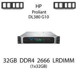 Pamięć RAM 32GB DDR4 dedykowana do serwera HP ProLiant DL380 G10, LRDIMM, 2666MHz, 1.2V, 2Rx4