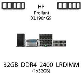 Pamięć RAM 32GB DDR4 dedykowana do serwera HP ProLiant XL190r G9, LRDIMM, 2400MHz, 1.2V, 2Rx4 - 805353-B21