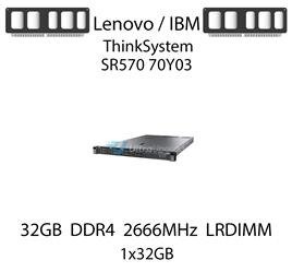 Pamięć RAM 32GB DDR4 dedykowana do serwera Lenovo / IBM ThinkSystem SR570 70Y03, LRDIMM, 2666MHz, 1.2V, 2Rx4