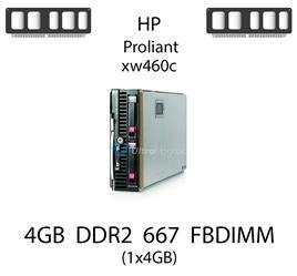 Pamięć RAM 4GB DDR2 dedykowana do serwera HP ProLiant xw460c, FBDIMM, 667MHz, 1.8V, 2Rx4